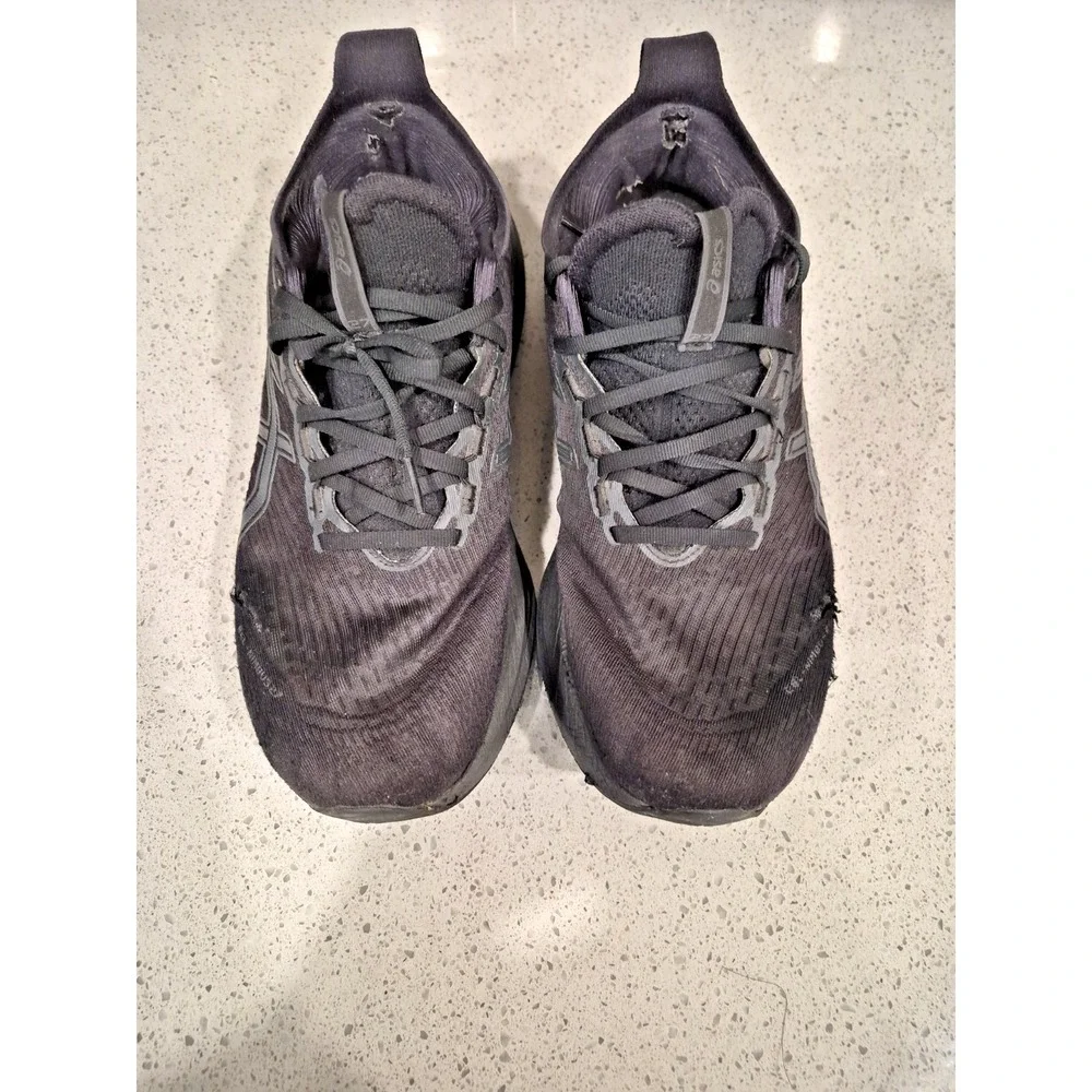 ASICS Running Shoes GEL-NIMBUS 27 1011B958.001 Black Graphite Grey Men's Sneaker